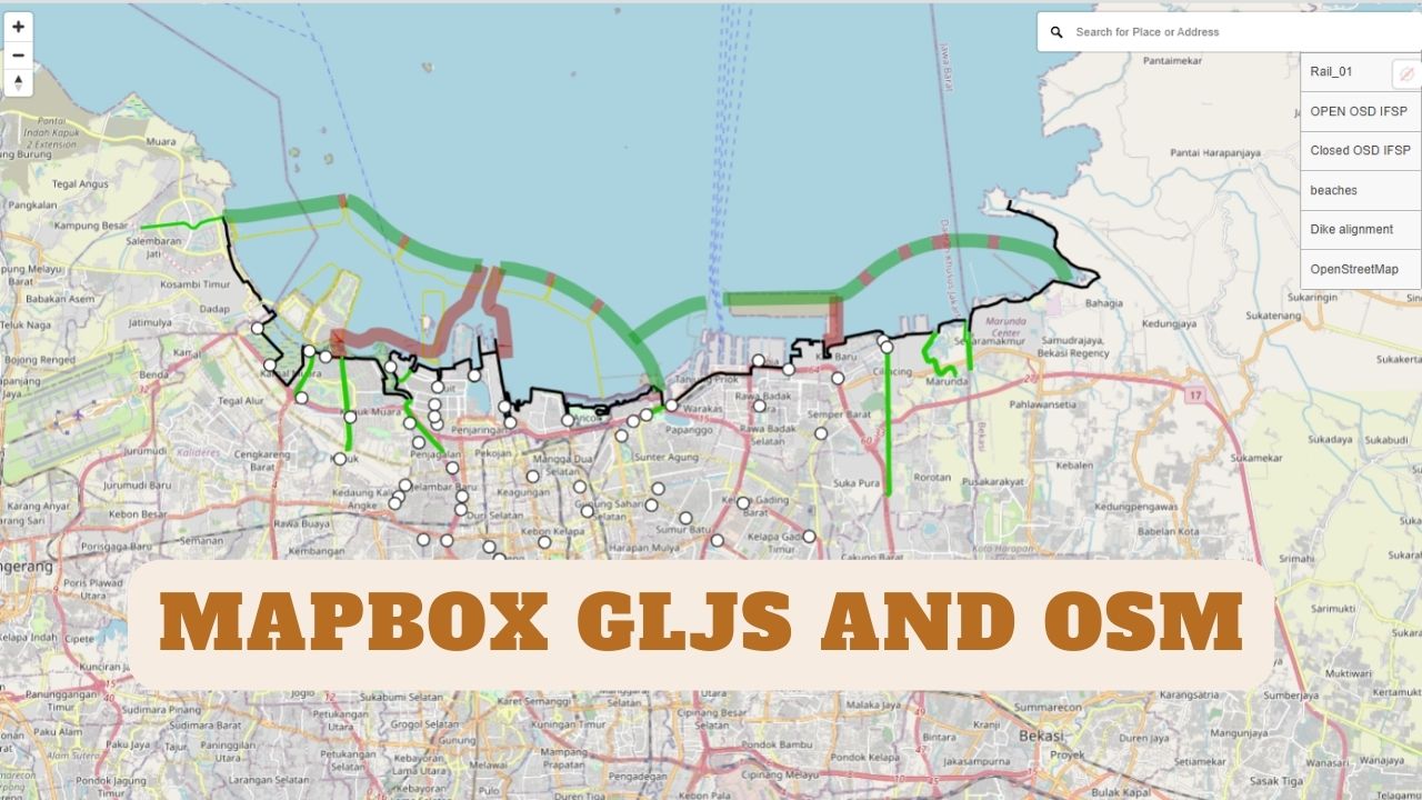 Giant Sea Wall Jakarta with Mapbox GL JS